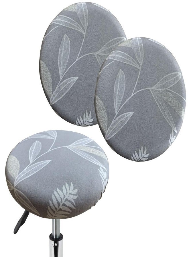 Levoberg غطاء كرسي ليفوبيرج دائري، عبوة من قطعتين، غطاء مقعد كرسي بار مطبوع، غطاء كرسي دوار قابل للتمدد مع مطاط، غطاء وسادة كرسي دوار دائري، غطاء وسادة قابل للغسل، واقي أغطية كراسي بار دائرية، مقاس 13-20 بوصة، رقم 4 - Image 1